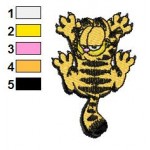 Garfield 56 Embroidery Design
